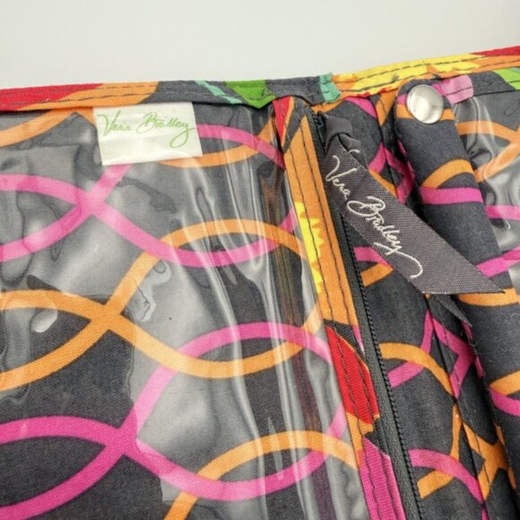Vera Bradley Fold-Up Organizer - Jewelry, Toiletries, Travel Case - Jazzy Blooms - Picture 9 of 10